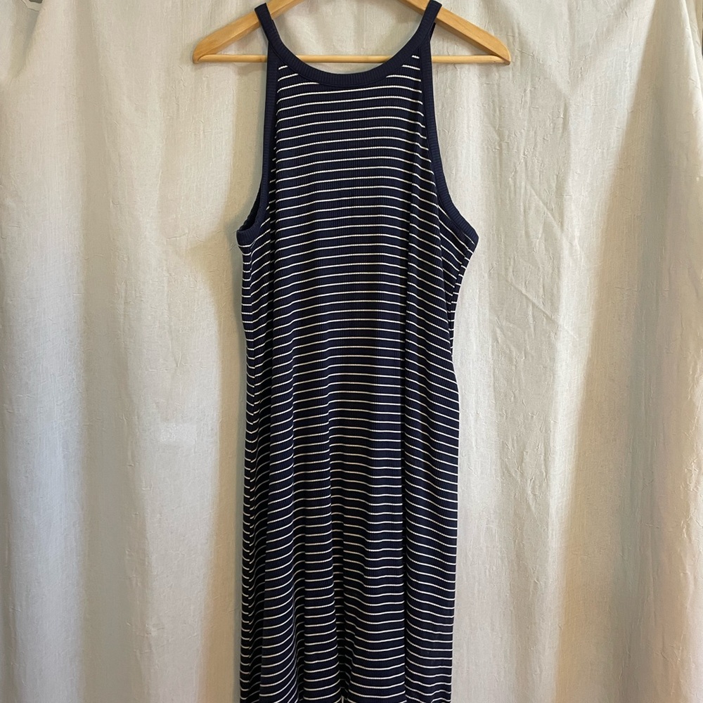 Striped Tank Style Swing Dress